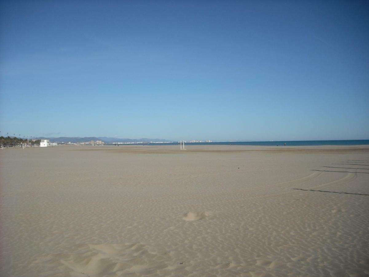 Piso Playa Patacona/Malvarrosa Valencia Exterior foto